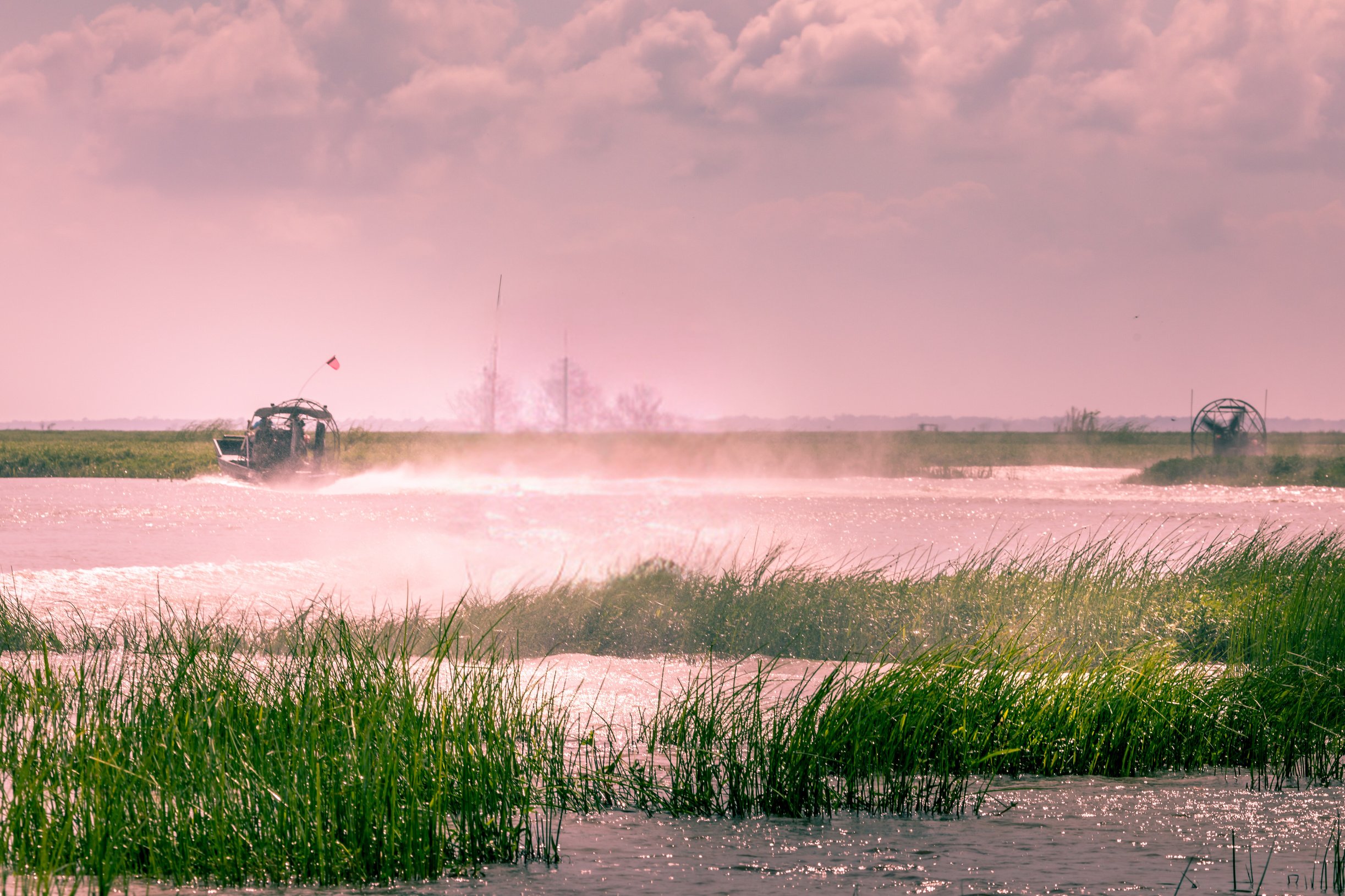 Everglades airboat ride in South Florida, National Park